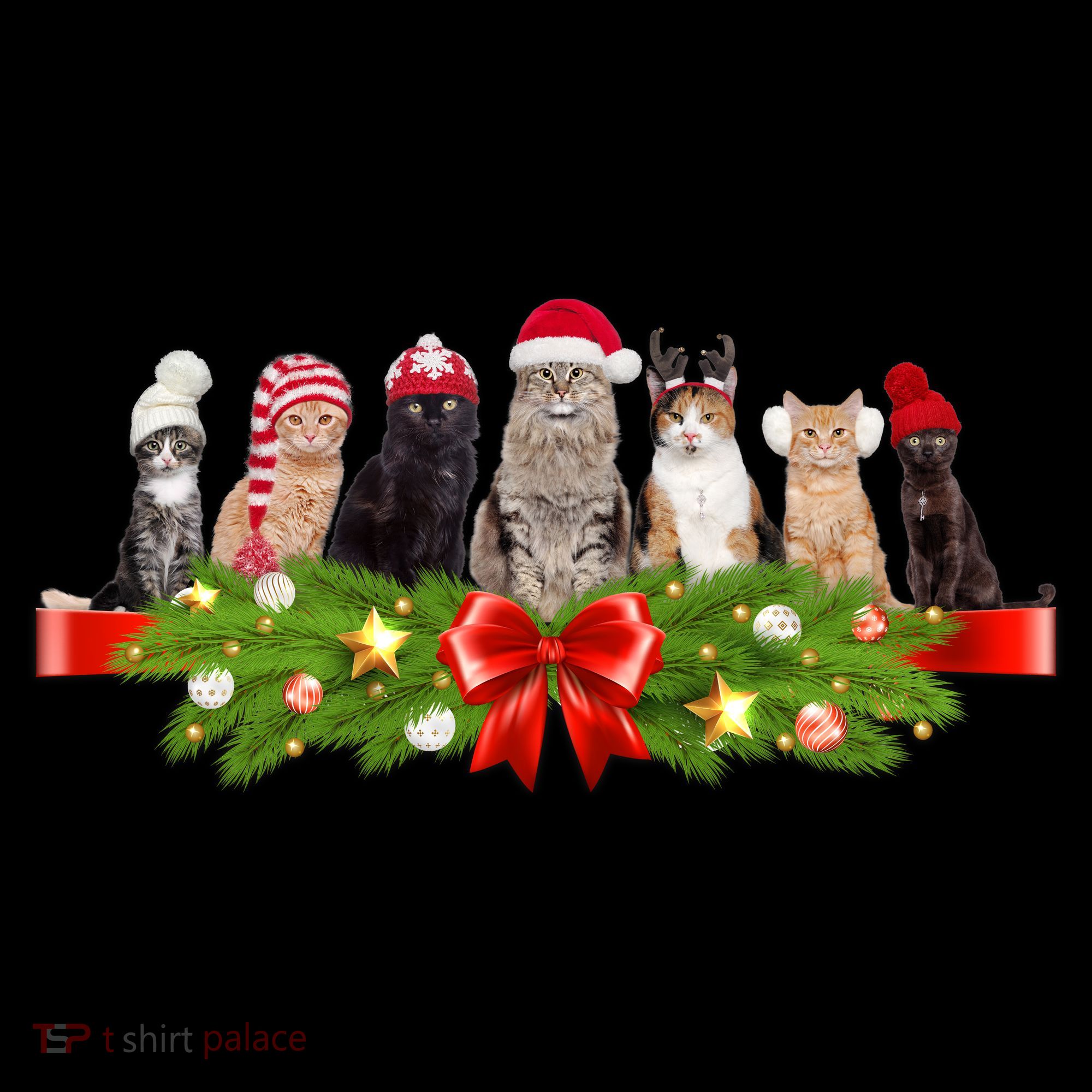 Holiday Christmas Cats Sweatshirt