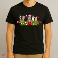 Holiday Christmas Cats T-Shirt thumb 3