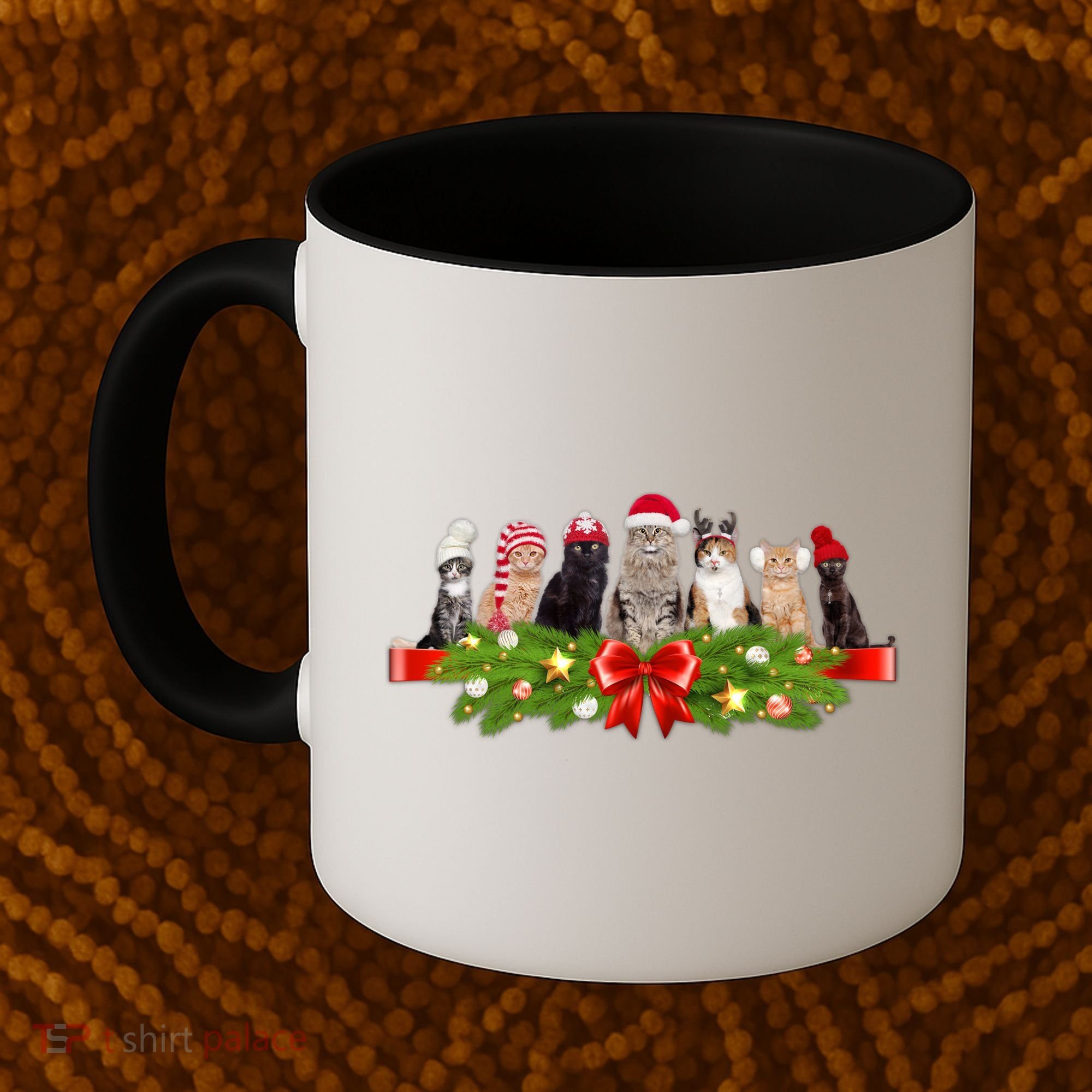 Holiday Christmas Cats Coffee Mug