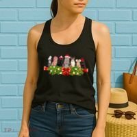 Holiday Christmas Cats Women's Tank Top thumb 2