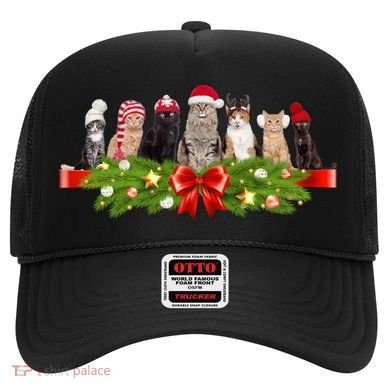 Holiday Christmas Cats Hat