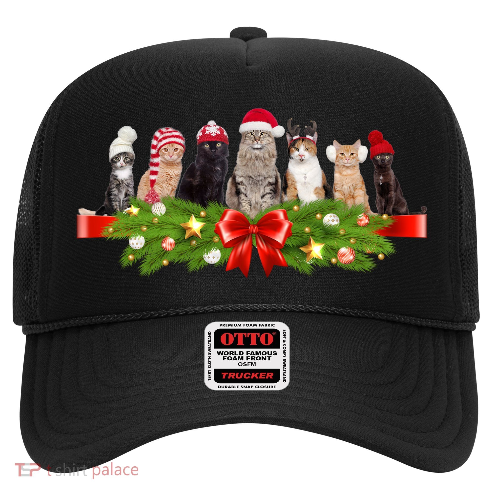 Holiday Christmas Cats Hat
