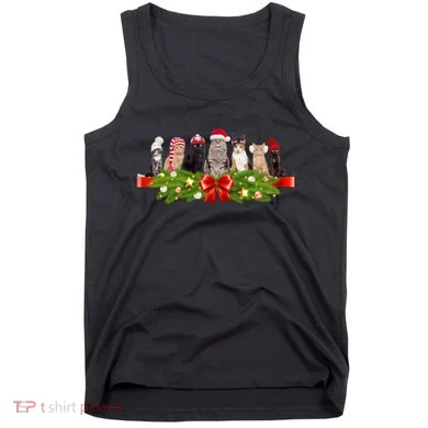 Holiday Christmas Cats Tank Top