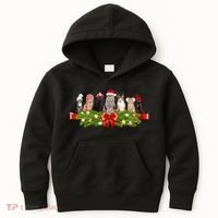 Holiday Christmas Cats Kids Hoodie thumb 0