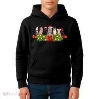 Holiday Christmas Cats Kids Hoodie thumb 4