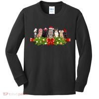 Holiday Christmas Cats Kids Long Sleeve Shirt thumb 0