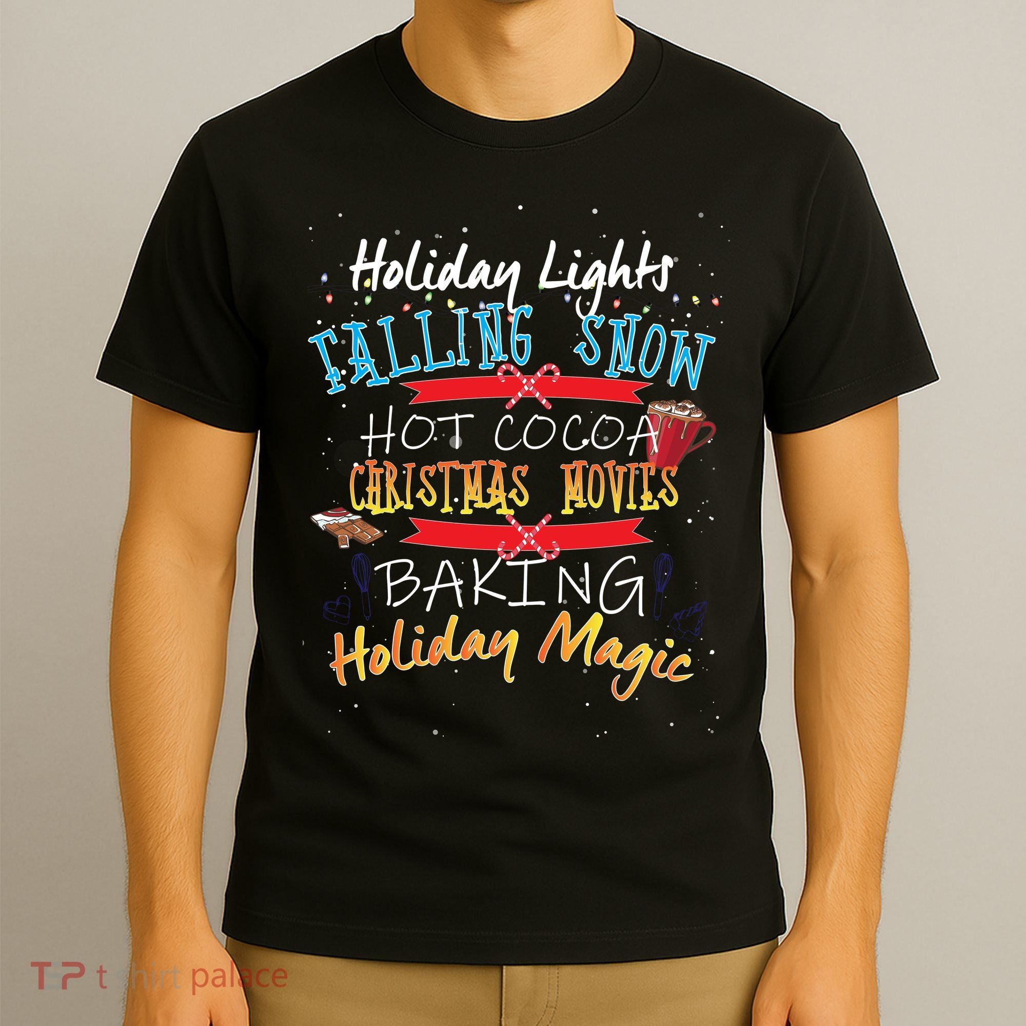 Holiday Magic Christmas Movies T-Shirt