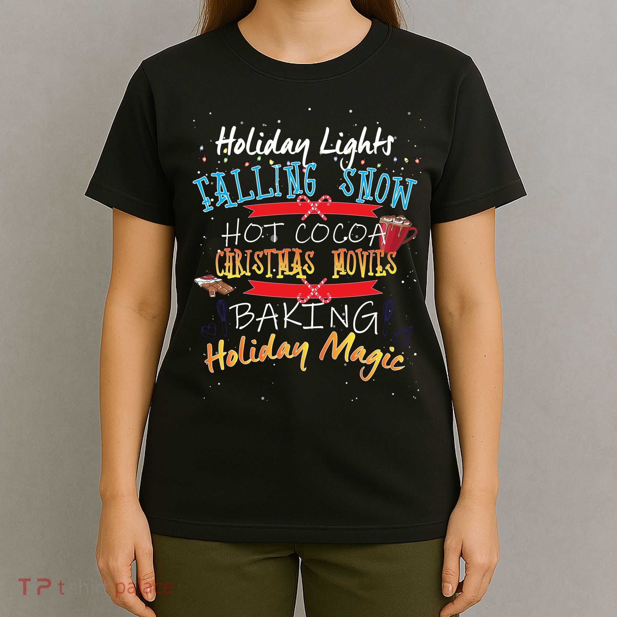 Holiday Magic Christmas Movies T-Shirt