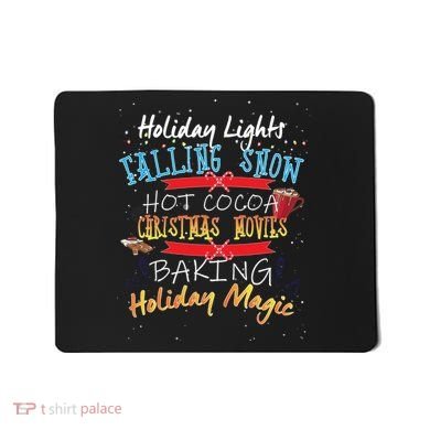Holiday Magic Christmas Movies Mousepad