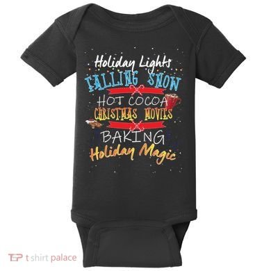 Holiday Magic Christmas Movies Baby Bodysuit