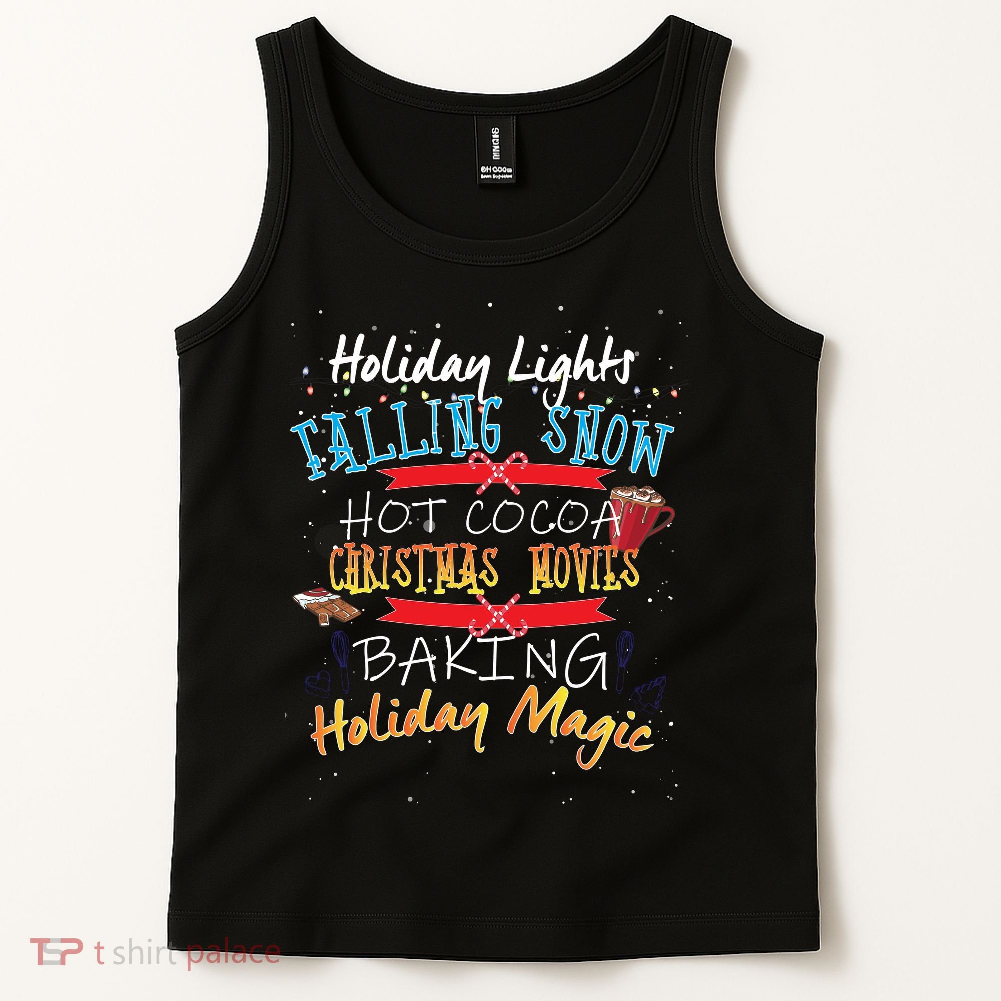 Holiday Magic Christmas Movies Tank Top