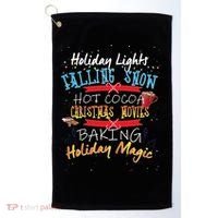 Holiday Magic Christmas Movies Golf Towel thumb 0
