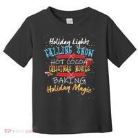 Holiday Magic Christmas Movies Toddler T-Shirt thumb 0