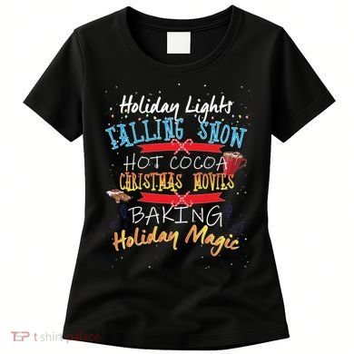 Holiday Magic Christmas Movies Women's T-Shirt