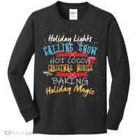 Holiday Magic Christmas Movies Kids Long Sleeve Shirt thumb 0