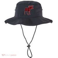 Holiday Plaid Moose Bucket Hat thumb 0