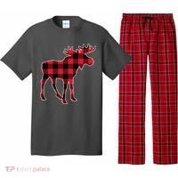 Holiday Plaid Moose Pajama Set thumb 0