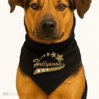 Hollywood Walk Of Fame California USA-Made Doggie Bandana thumb 1