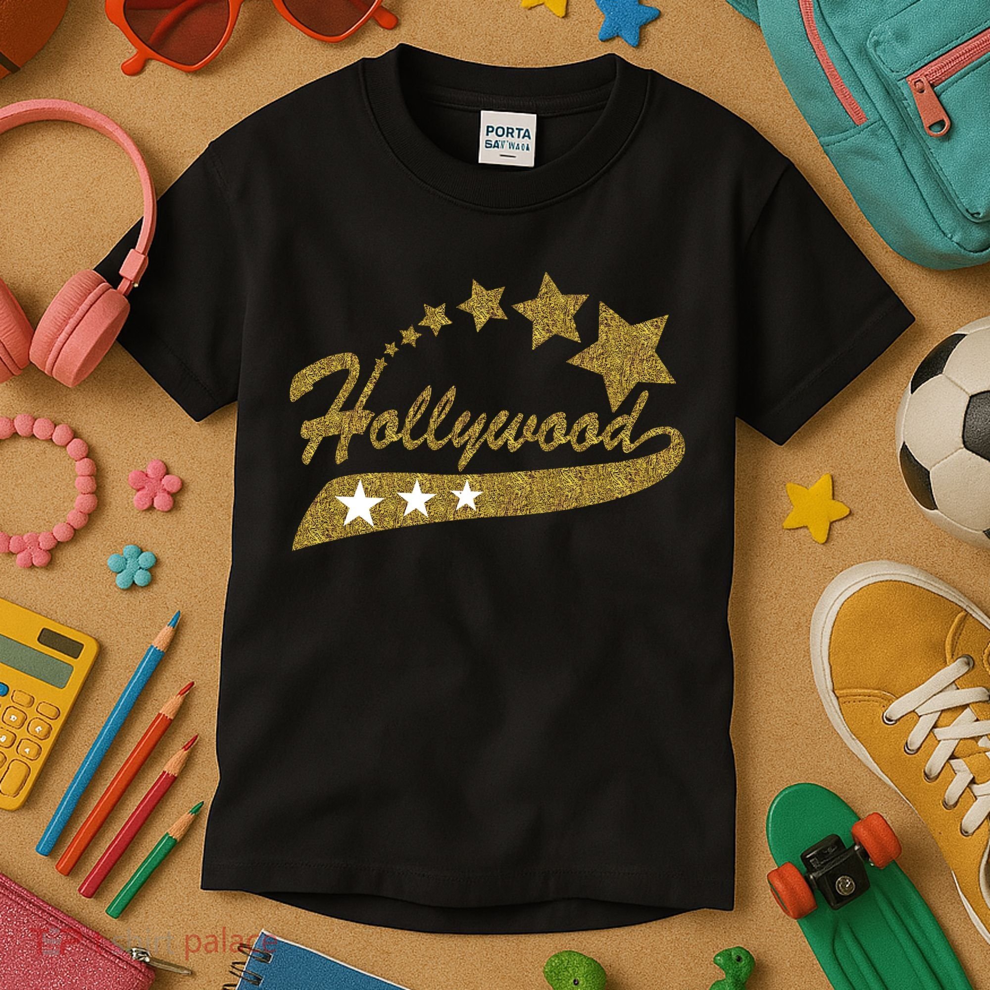 Hollywood Walk Of Fame California Kids T-Shirt