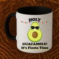 Holy Guacamole Its Fiesta Time Coffee Mug thumb 2