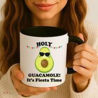 Holy Guacamole Its Fiesta Time Coffee Mug thumb 3