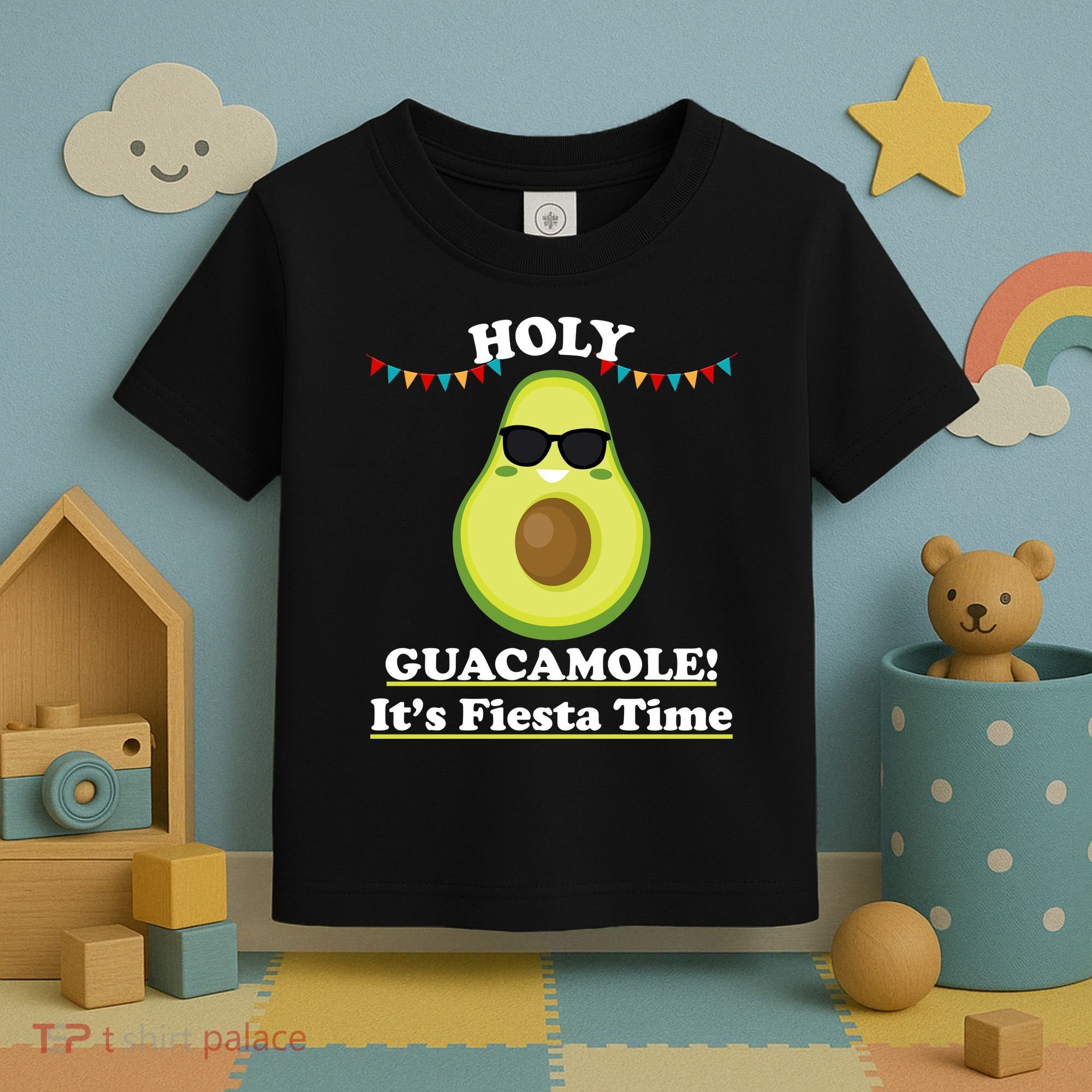 Holy Guacamole Its Fiesta Time Toddler T-Shirt