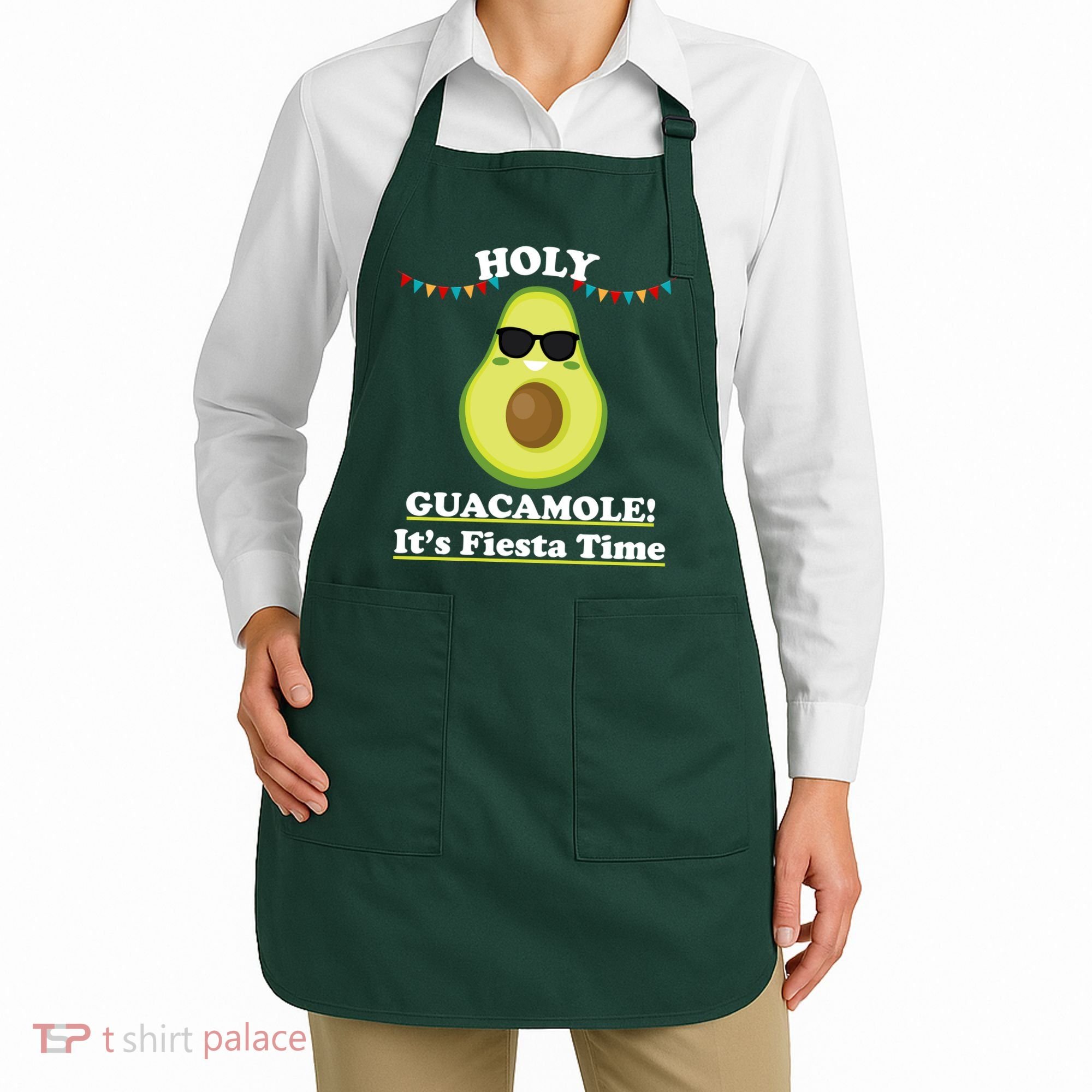 Holy Guacamole Its Fiesta Time Apron