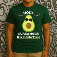 Holy Guacamole Its Fiesta Time T-Shirt thumb 3