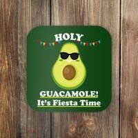 Holy Guacamole Its Fiesta Time Coaster thumb 0