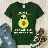 Holy Guacamole Its Fiesta Time Women's T-Shirt thumb 3