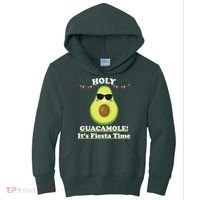 Holy Guacamole Its Fiesta Time Kids Hoodie thumb 0