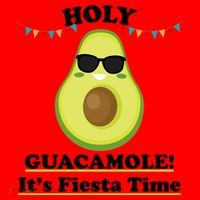 Holy Guacamole Its Fiesta Time Santa Hat thumb 1