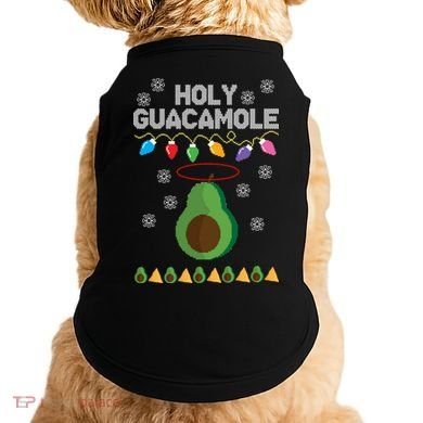 Holy Guacamole Ugly Christmas Doggie Tank