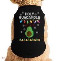 Holy Guacamole Ugly Christmas Doggie Tank thumb 0