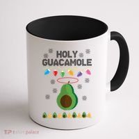 Holy Guacamole Ugly Christmas Coffee Mug thumb 1