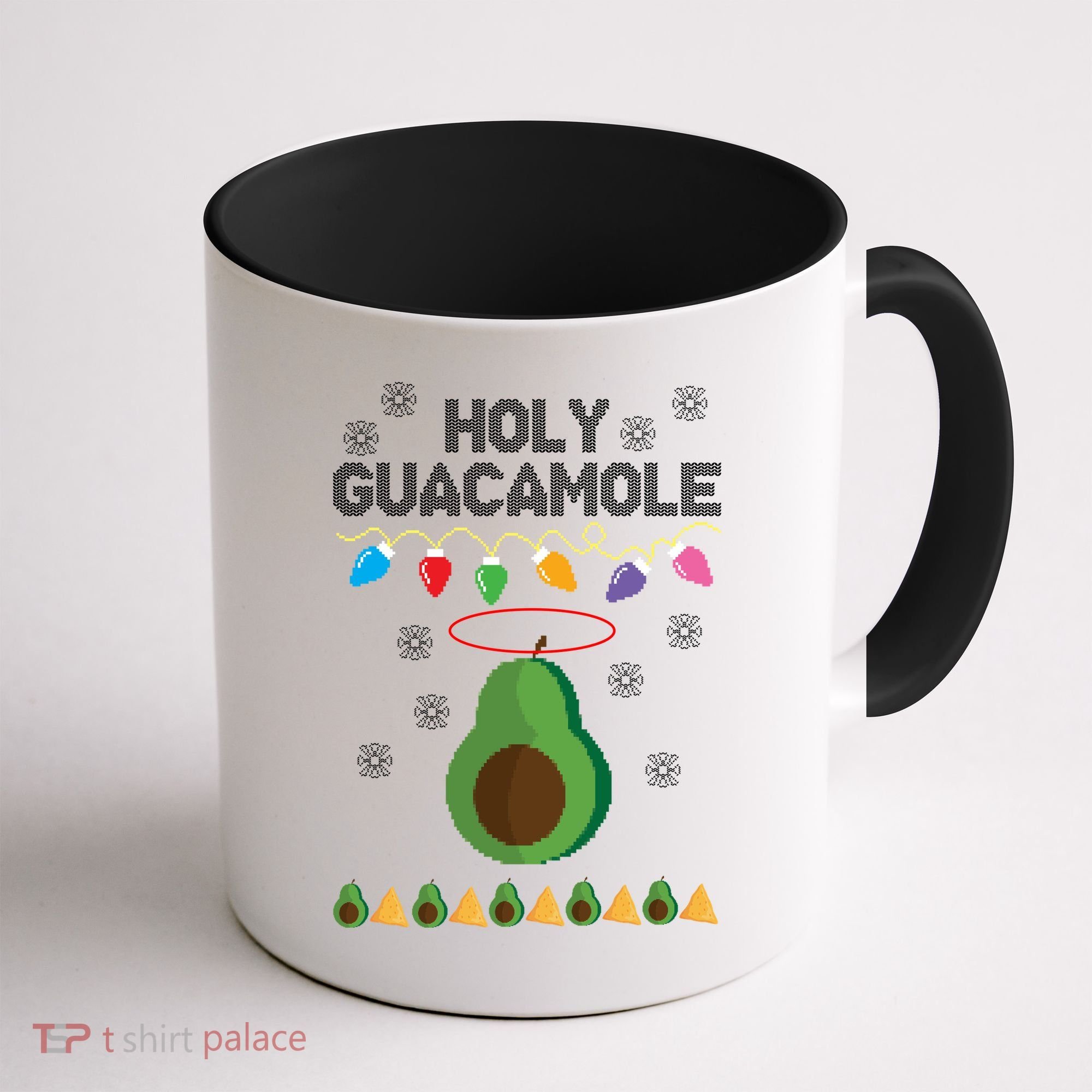 Holy Guacamole Ugly Christmas Coffee Mug