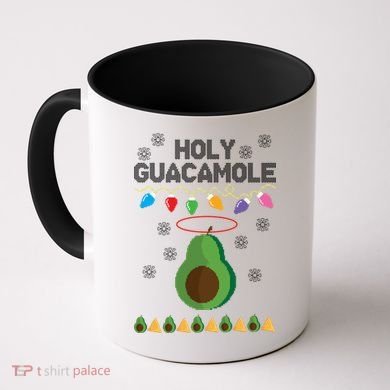 Holy Guacamole Ugly Christmas Coffee Mug