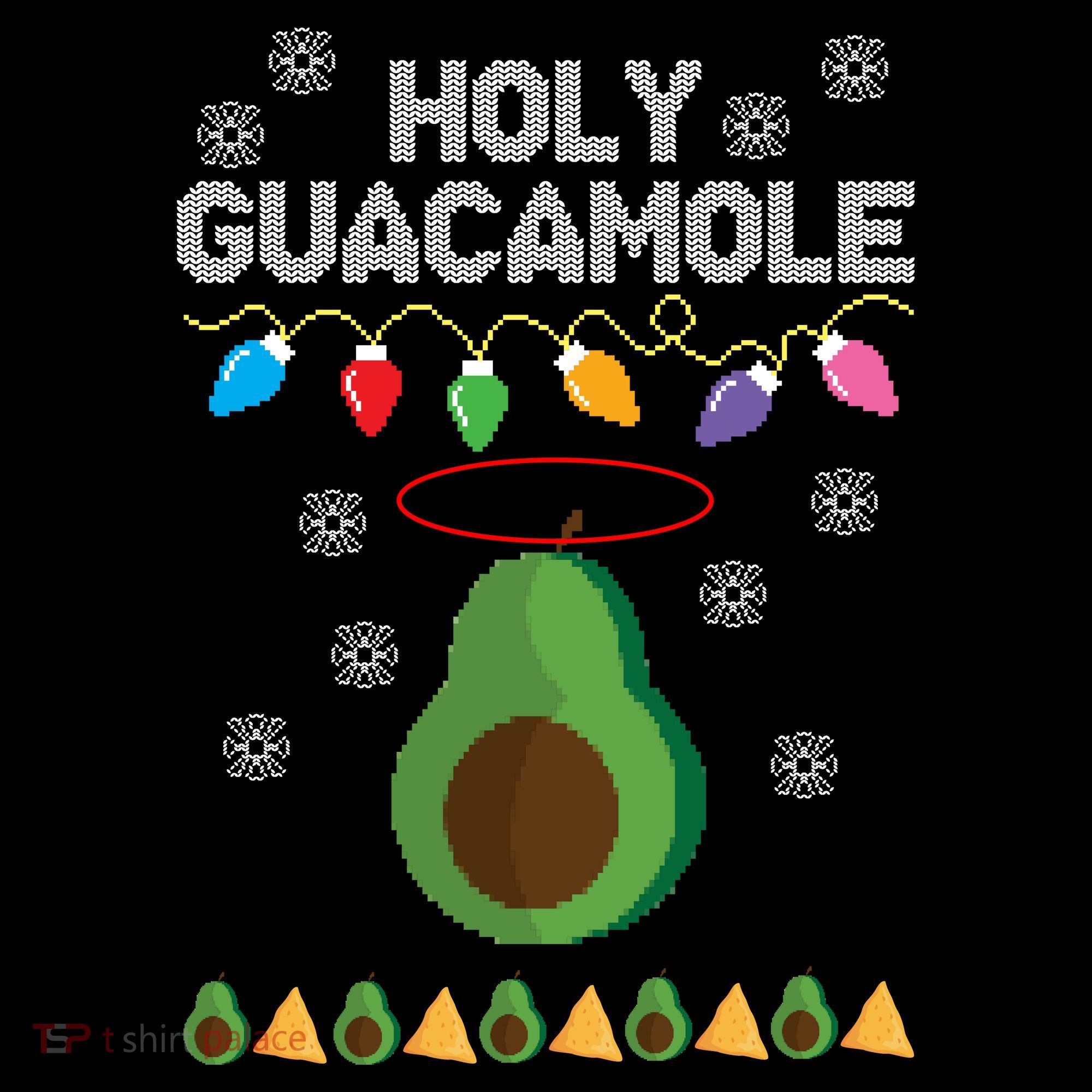 Holy Guacamole Ugly Christmas Women's Tank Top