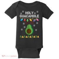 Holy Guacamole Ugly Christmas Baby Bodysuit thumb 0