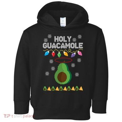 Holy Guacamole Ugly Christmas Toddler Hoodie