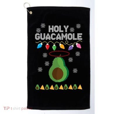 Holy Guacamole Ugly Christmas Golf Towel