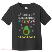 Holy Guacamole Ugly Christmas Toddler T-Shirt thumb 0