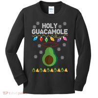 Holy Guacamole Ugly Christmas Kids Long Sleeve Shirt thumb 0