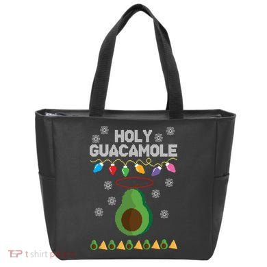 Holy Guacamole Ugly Christmas Tote Bag