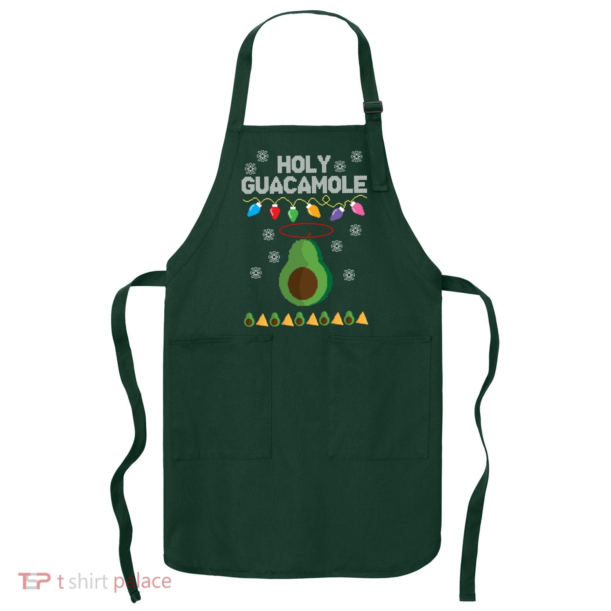 Holy Guacamole Ugly Christmas Apron