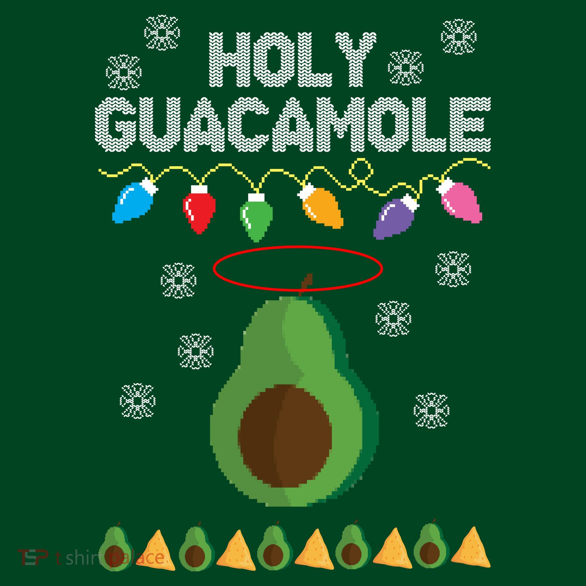 Holy Guacamole Ugly Christmas Apron