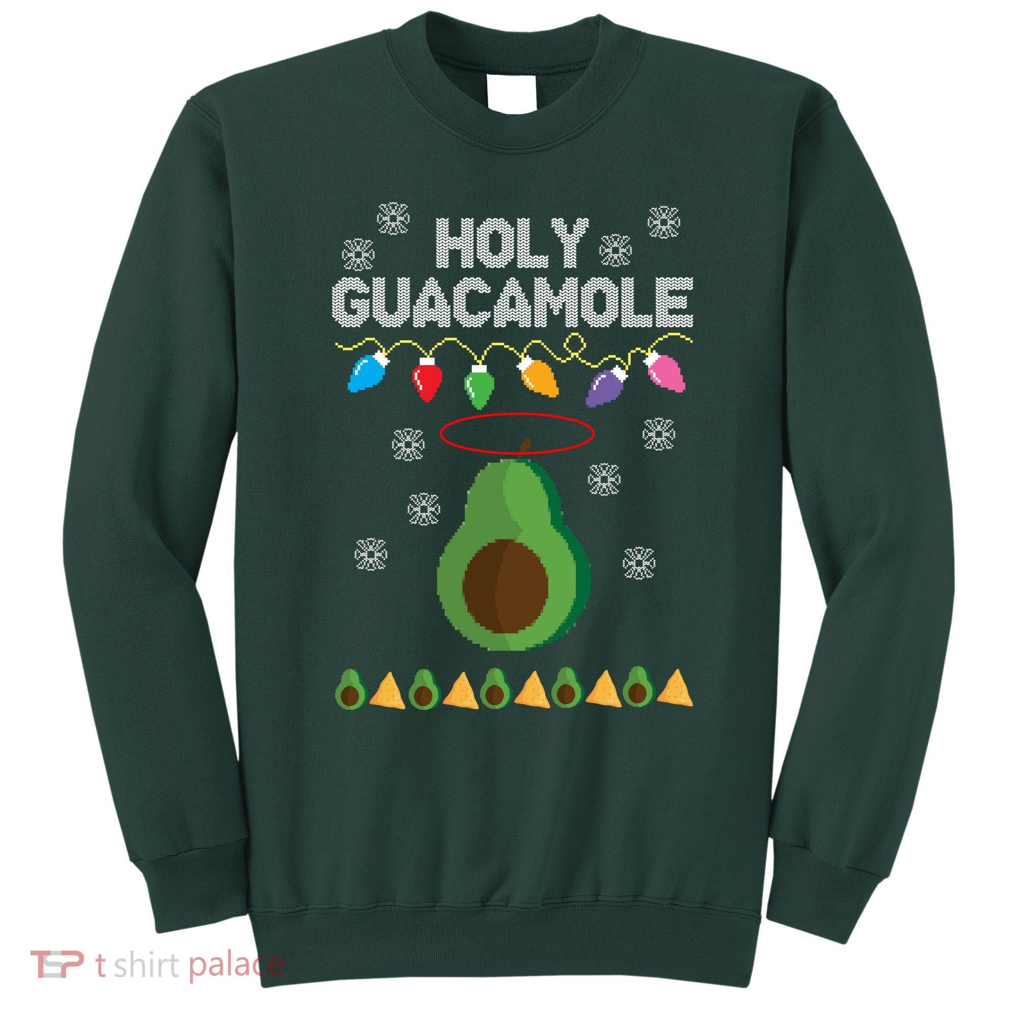 Holy Guacamole Ugly Christmas Sweatshirt