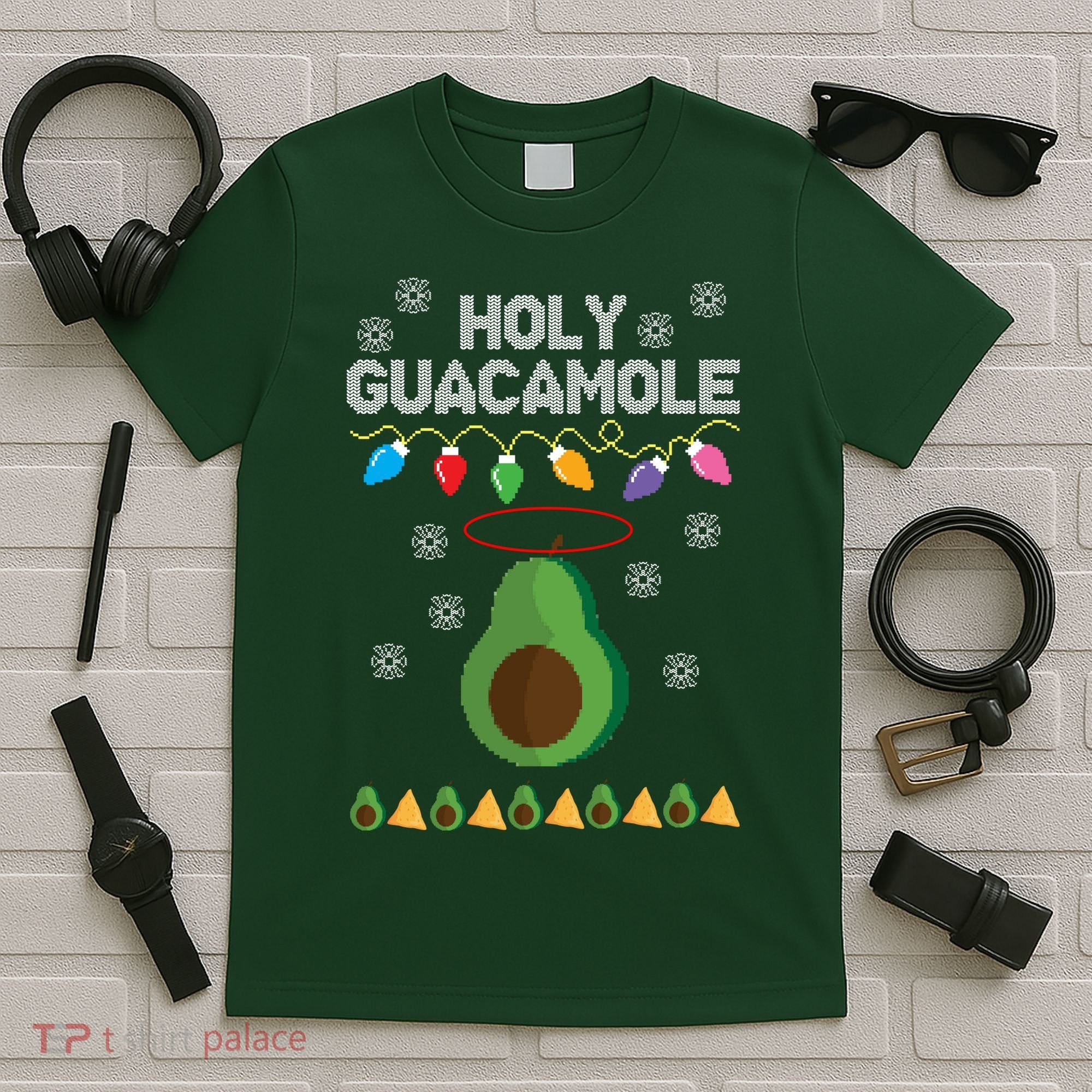 Holy Guacamole Ugly Christmas T-Shirt