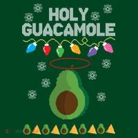 Holy Guacamole Ugly Christmas T-Shirt thumb 7