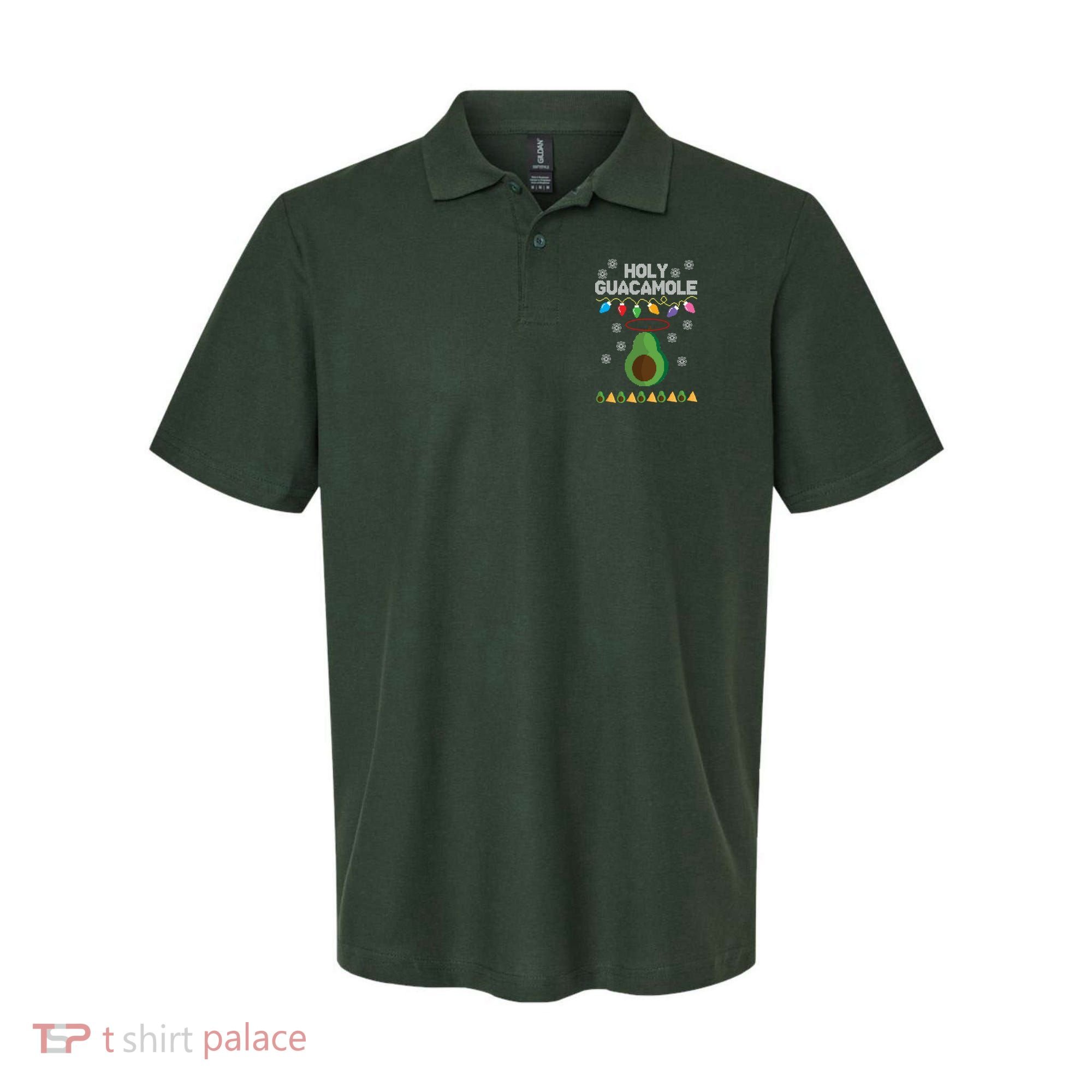 Holy Guacamole Ugly Christmas Polo